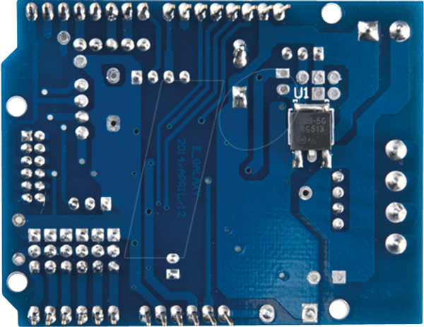 Arduino Shield - блок управления двигателем, L298P