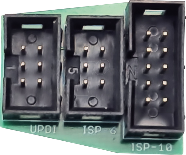 Набір перехідників EXA-PROG, 10-контактний на 6-контактний ISP і 6-контактний UPDI