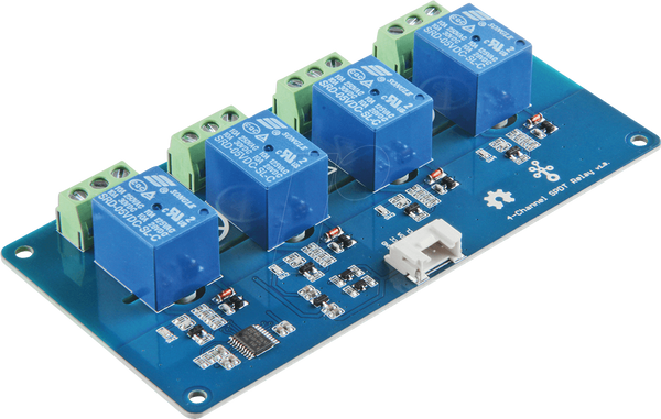 Arduino - Модуль реле Grove, 4-канальний, 5 В, SRD-05VDC-SL-C