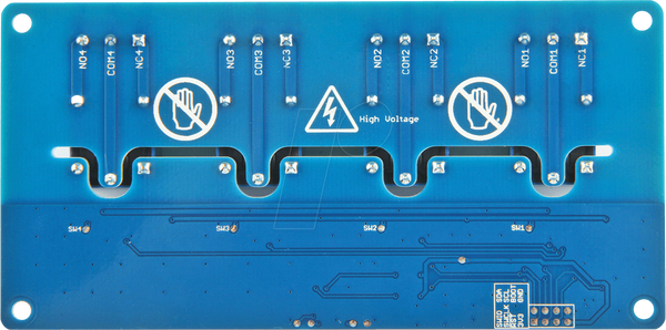 Arduino - Модуль реле Grove, 4-канальний, 5 В, SRD-05VDC-SL-C