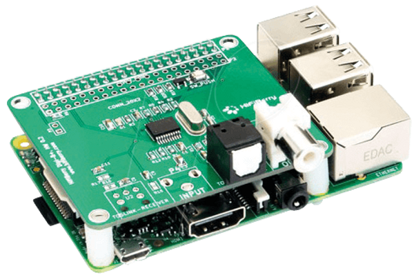 Стандарт HiFiBerry DIGI+, екран Raspberry Pi