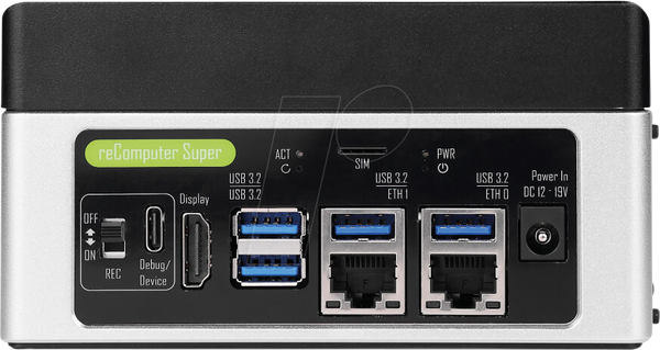 Комплект NVIDIA Jetson Super Orin NX 8 ГБ, 117 TOPS