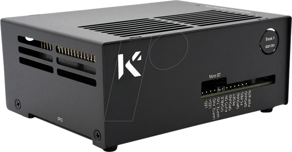 Корпус для розробницького комплекту Jetson Orin Super, сталевий, чорний