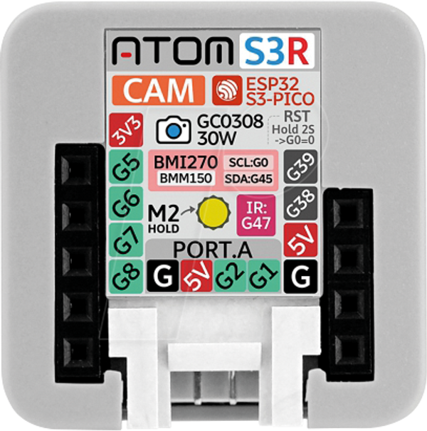 Комплект камеры ATOMS3R (8 МБ PSRAM)