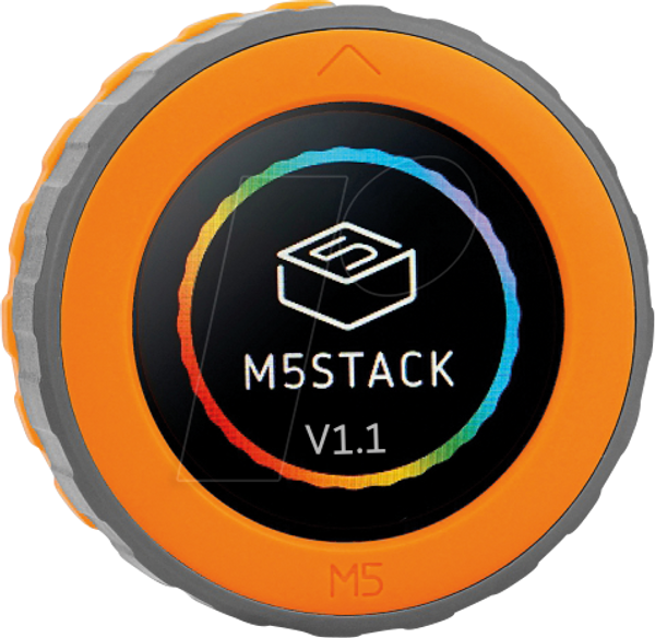 M5Stack Dial v1.1 - Интеллектуальный поворотный регулятор для ESP32-S3 с круглым наконечником диаметром 1,28 дюйма.