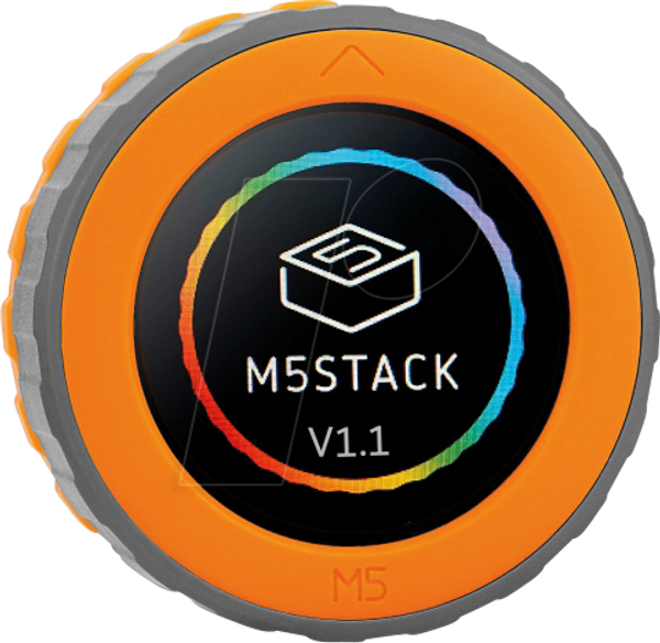 M5Stack Dial v1.1 - Интеллектуальный поворотный регулятор для ESP32-S3 с круглым наконечником диаметром 1,28 дюйма.