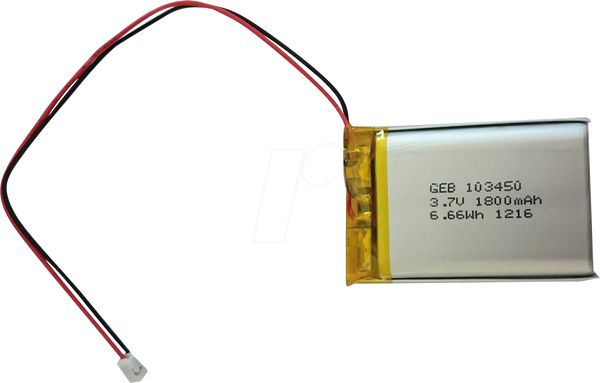 Литий-полимерный аккумулятор для mBot и HaloCode, 3,75 В, 1800 мАч.
