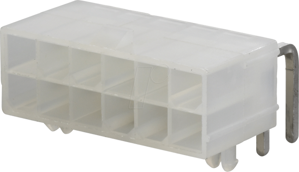 Molex, штифтовий роз'єм - Mini-Fit Jr. - 2x6-контактний - роз'єм