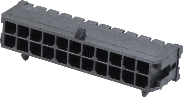 Штифтовий роз'єм Molex - Micro-Fit - 2х11-контактний - чоловічий