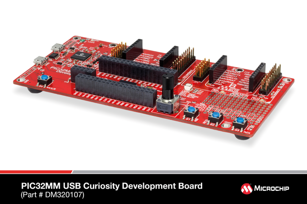 32-розрядна USB-плата для розробки Curiosity PIC32MM (DM320107)