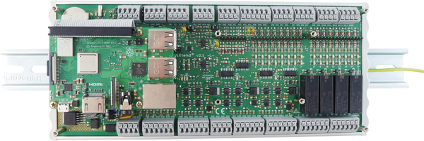Корпус для кріплення PiXtend V2 -L-рейка, сріблястий