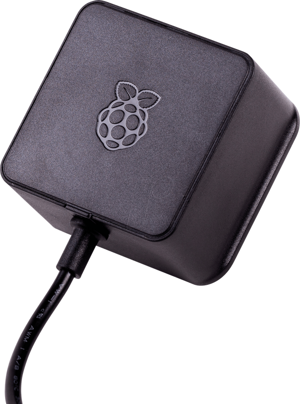 Raspberry Pi - блок живлення, 5,1 В, 3,0 А, USB Type-C, штекер ЄС,