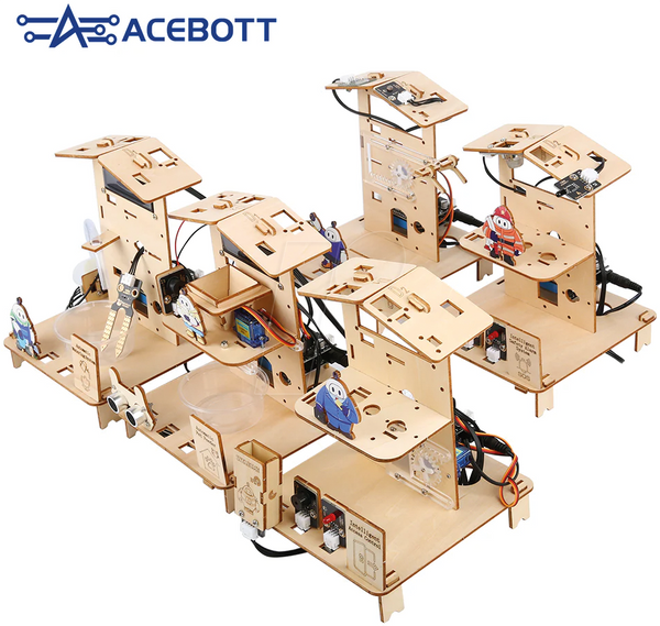 Учебный комплект Acebott Smart Home - Уровень 2, 5-в-1