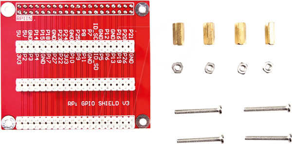 Raspberry Pi Shield - 3-кратне розширення GPIO