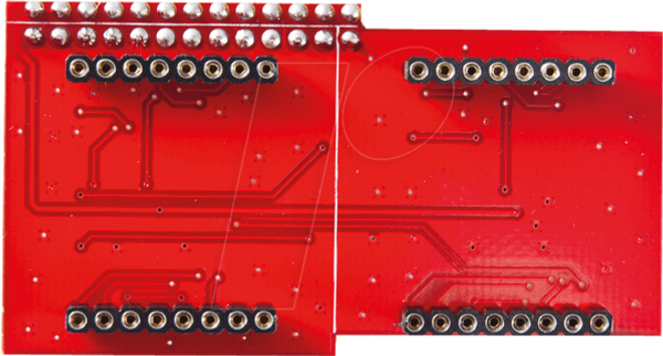 Raspberry Pi - світлодіодна матрична схема, 16 x 8, SPI