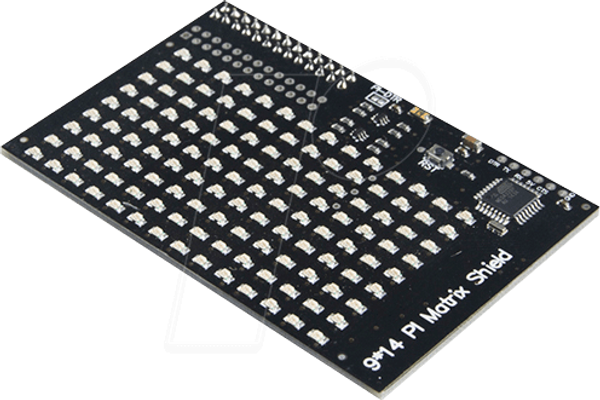 Raspberry Pi – світлодіодна матриця, 14 x 9, SPI