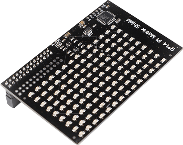 Raspberry Pi – світлодіодна матриця, 14 x 9, SPI