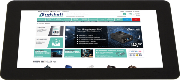 Raspberry Pi Shield - сенсорний РК-дисплей, 7 дюймів, 720x1280 пікселів