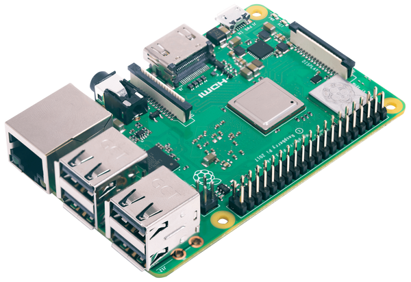 Raspberry Pi 3 B+, 4x 1,4 ГГц, 1 ГБ оперативної пам'яті, WLAN, BT