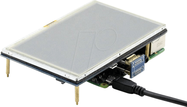 Raspberry Pi Shield - сенсорний РК-дисплей, 5 дюймів, 800x480 пікселів