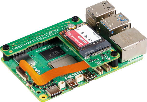 Raspberry Pi - M.2 HAT+ Compact для Raspberry Pi 5