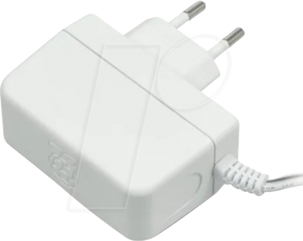 Raspberry Pi - Блок живлення, 5 В, 2.5 А, Micro-USB, білий