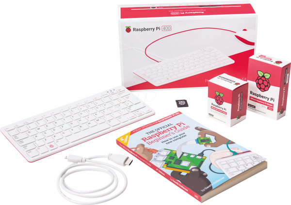 Комплект Raspberry Pi 400 (DE), 4x 1,8 ГГц, 4 ГБ RAM, ОС