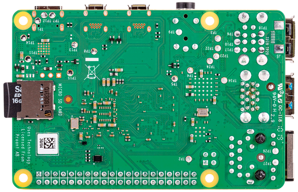Raspberry Pi 4 B, 4x 1.8 GHz, 1 GB RAM, WLAN, BT