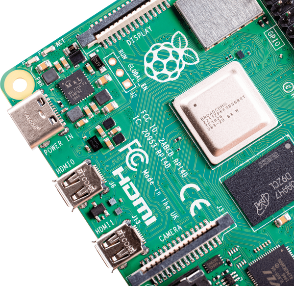 Raspberry Pi 4 B, 4x 1.8 GHz, 8 GB RAM, WLAN, BT