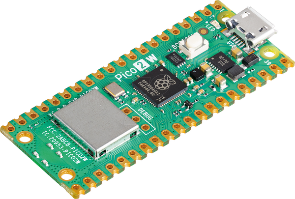 Raspberry Pi Pico 2 Вт, RP235x, Cortex-M33, WiFi, microUSB