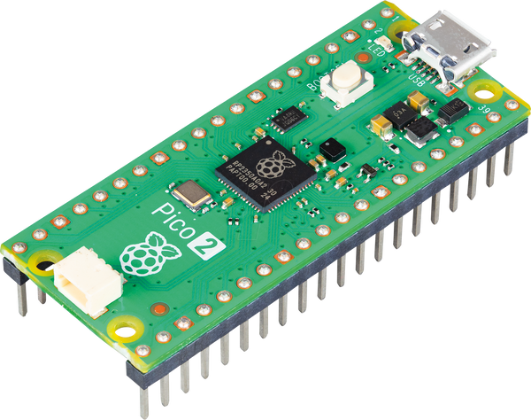 Raspberry Pi Pico 2 H, RP235x, Cortex-M33, microUSB