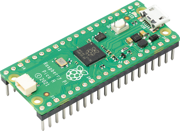 Raspberry Pi Pico, RP2040, Cortex-M0+, microUSB, Header