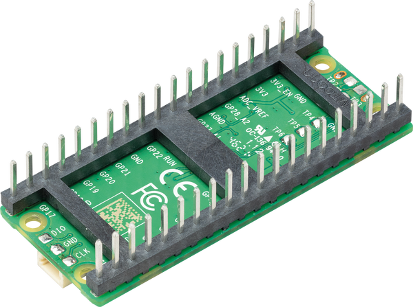 Raspberry Pi Pico, RP2040, Cortex-M0+, microUSB, Header