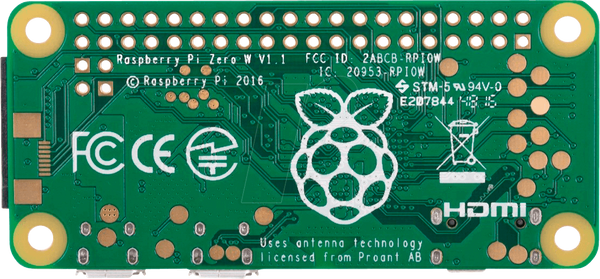 Raspberry Pi Zero W v.1.1, 1 ГГц, 512 МБ оперативної пам'яті, Wi-Fi, BT