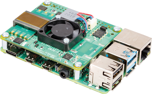 Raspberry Pi - PoE+ екран для Raspberry 4B