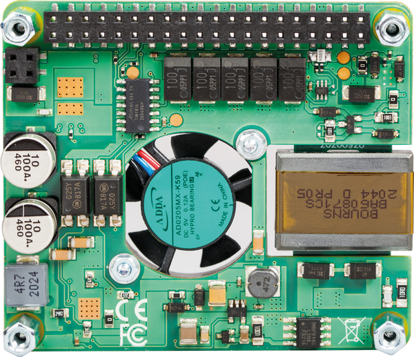 Raspberry Pi - PoE+ екран для Raspberry 4B