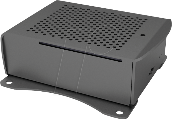 Корпус для Raspberry Pi 4, алюміній, чорний