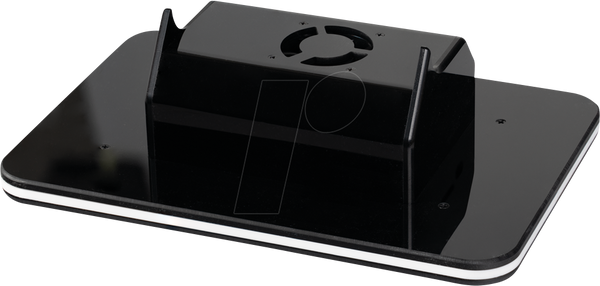 Корпус для сенсорного дисплея Raspberry Pi 7 дюймів 2 з вбудованим вентилятором
