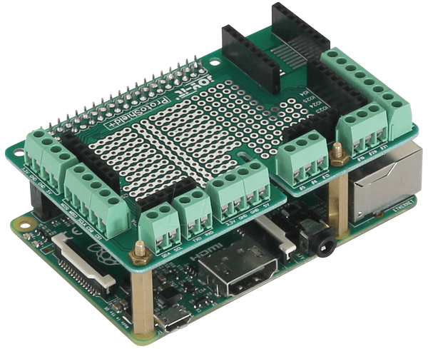 Прототип щита для Raspberry Pi B+, 2 та 3