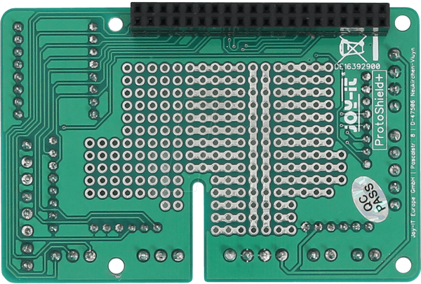 Прототип щита для Raspberry Pi B+, 2 та 3