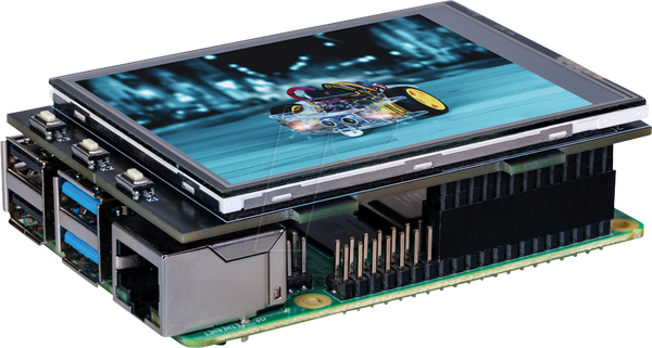 Raspberry Pi Shield - сенсорний РК-дисплей, 3,2 дюйма, 320x240 пікселів, XP