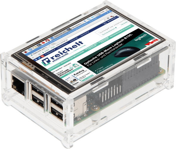 Raspberry Pi Shield - сенсорний РК-дисплей, 3,5 дюйма, 480x320 пікселів, XP