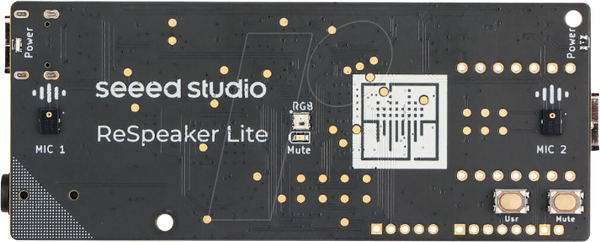 ReSpeaker Lite, 2-мікрофонний, з алгоритмами штучного інтелекту, включаючи Xiao ESP32S3