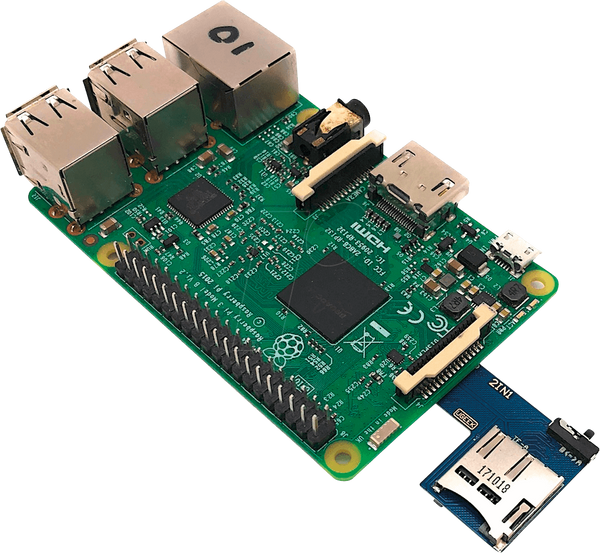 Адаптер Raspberry Pi microSD, подвійний