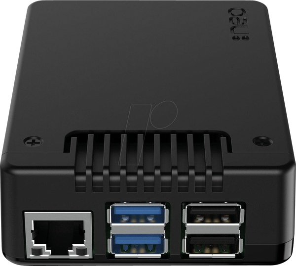 Корпус для Raspberry Pi 5, з вентилятором, чорний