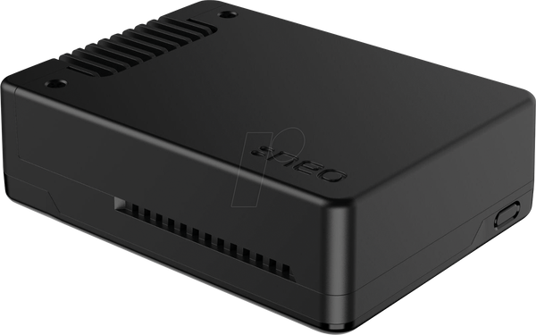 Корпус для Raspberry Pi 5, з вентилятором, чорний