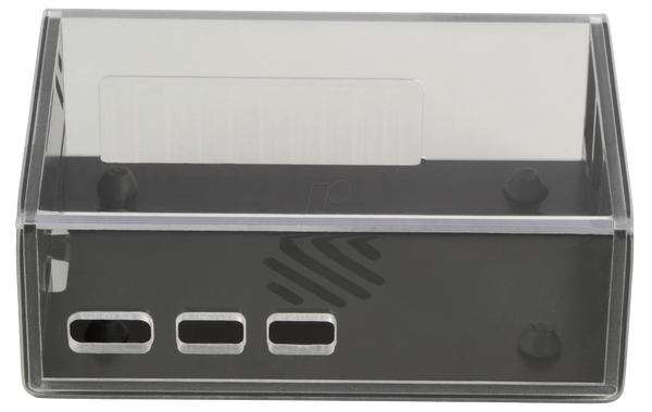 Корпус для Raspberry Pi 5, карбоновий/прозорий