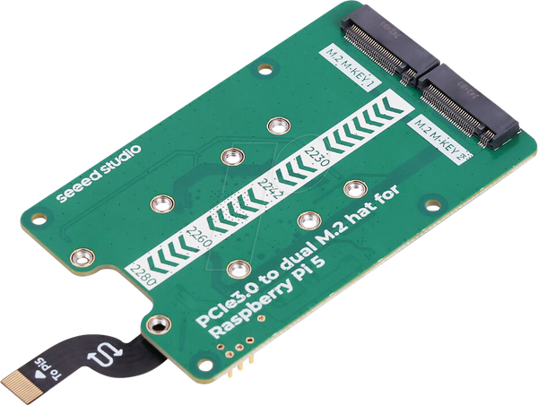 Raspberry Pi - PCIe 3.0 на 2x M.2 для Raspberry Pi 5