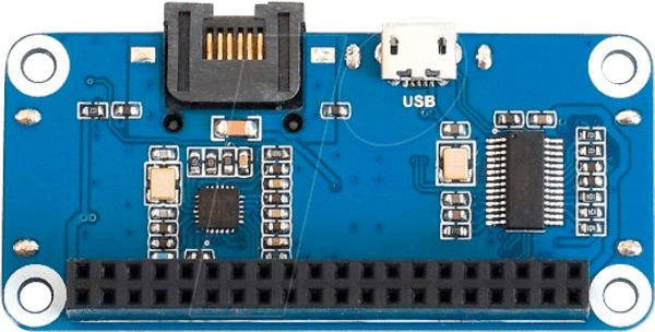 Raspberry Pi - USB/LAN хаб (3+1), pHAT
