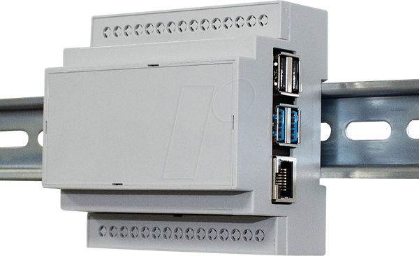 Корпус для Raspberry Pi 4, верхня рейка, сірий